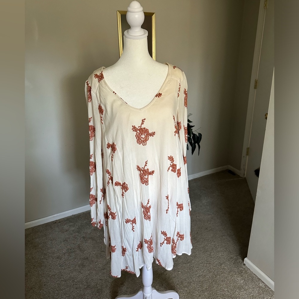 Free People Emma Embroidered Dress